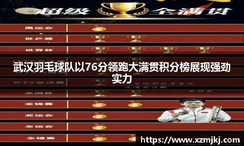 武汉羽毛球队以76分领跑大满贯积分榜展现强劲实力